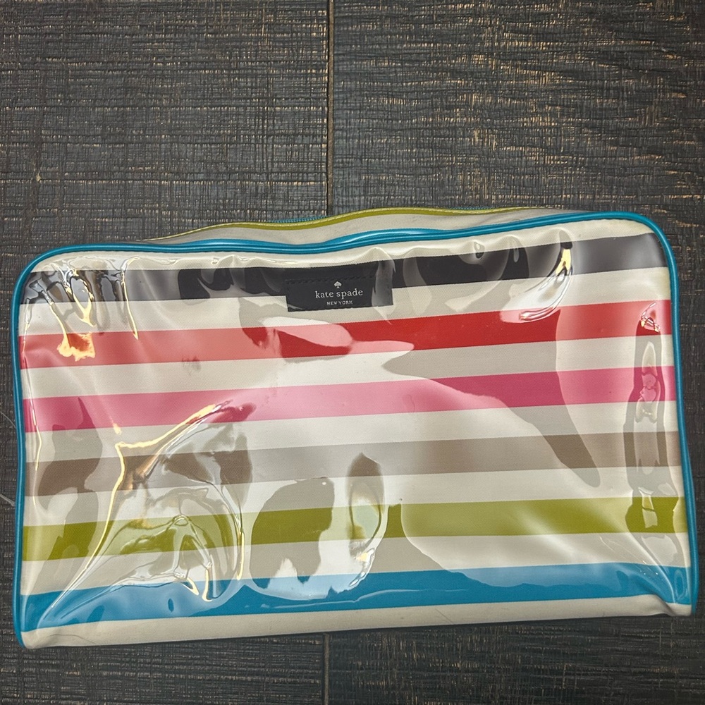 Kate Spade Colorful Striped Cosmetic Case
